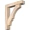 Ekena Millwork Balboa Block Smooth Bracket w/ Offset Brace, Douglas Fir, 5 1/2"W x 26"D x 30"H BKT0604X26X30BOA05SDF - alternate 1